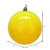  Vickerman 10" Yellow Shiny Ball Christmas Ornament 