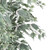Vickerman 4' Artificial Silver Maple Bush Black Plastic Pot
