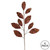 Vickerman 29" Mocha Glitter Leaf Artificial Christmas Spray