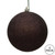 Vickerman 4.75" Chocolate Glitter Ball Christmas Ornament 4 per Bag