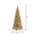 Vickerman 10' Champagne Tinsel Fir Slim Artificial Christmas Tree Warm White Dura-lit LED Lights