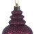  Vickerman 7" Burgundy 4-Finish Finial Christmas Ornament 8 per Box 