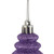 Vickerman 7" Lavender 4-Finish Finial Christmas Ornament 8 per Box