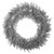Vickerman 24" Silver Artificial Christmas Wreath Unlit