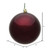 Vickerman 6" Burgundy Candy Ball Christmas Ornament 4 per Bag