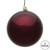 Vickerman 6" Burgundy Candy Ball Christmas Ornament 4 per Bag