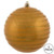 Vickerman 4.75" Honey Gold Candy Finish Ball Christmas Ornament with Glitter Lines 4 per Bag