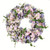Vickerman 18" Artificial Blue and Pink Hydrangea Wreath