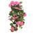 Vickerman 29" Artificial Pink Polyester Geranium Hanging Bush