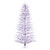 Vickerman 4.5' x 34" Flocked Slim Pistol Pine Artificial Unlit Christmas Tree