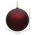 Vickerman 12" Burgundy Matte Ball Christmas Ornament