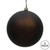 Vickerman 4" Chocolate Matte Ball Christmas Ornament 6 per Bag