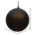 Vickerman 4" Chocolate Matte Ball Christmas Ornament 6 per Bag