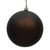 Vickerman 4" Chocolate Matte Ball Christmas Ornament 6 per Bag