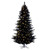 Vickerman K221581LED 9ft Flocked Black Christmas Tree with Warm LED Lights