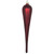 Vickerman MT195065D - 11" Burgundy Glitter Drop Christmas Ornament