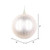 Vickerman MT211543D- 4" Oat Matte Glitter Ball Christmas Ornament