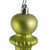 Vickerman N150873DMV - 14" Lime Matte Finial Drop Christmas Ornament - UV Outdoor Rated