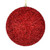 Vickerman N185903D - 8" Red Beaded Drilled Ball Christmas Ornament
