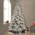 Vickerman A895176LED 7.5ft Flocked Utica Christmas Tree with Warm LED Lights
