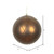 Vickerman N170776D 6" Mocha Matt Glitter Swirl Ball 3/Bx