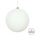 Vickerman N170711D 6" White Matt Glitter Swirl Ball 3/Bx