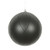 Vickerman N170717D 6" Black Matt Glitter Swirl Ball 3/Bx