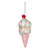 Vickerman MC224779 5.75" Pink Ice Cream Cone Ornament 3/bag