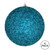  Vickerman N185612D 4" Turquoise Beaded Ball Drilled 6/Bag