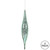 Vickerman N176632 13" Baby Blue Mercury Rain Drop 2/Bg