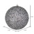 Vickerman N185707D 4.75" Silver Beaded Ball Drilled 6/Bag