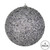 Vickerman N185807D 6" Silver Beaded Ball Drilled 4/Bag