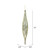  Vickerman N176638 13" Champagne Mercury Rain Drop 2/Bg