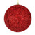 Vickerman N185703D 4.75" Red Beaded Ball Drilled 6/Bag