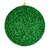 Vickerman N185704D 4.75" Green Beaded Ball Drilled 6/Bag