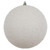  Vickerman N185811D 6" White Beaded Ball Drilled 4/Bag