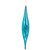 Vickerman N176612 13" Turquoise Mercury Rain Drop 2/Bg