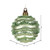  Vickerman M132154 8'' Celadon Green Candy Glit Wave Ball