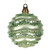  Vickerman M132154 8'' Celadon Green Candy Glit Wave Ball