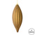 Vickerman M183276M 8" Mocha Matte Line Finial 4/Bag