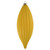 Vickerman M183278S 8" Yellow Shiny Line Finial 4/Bag