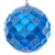 Vickerman MC190512D 4.75" Turquoise Net Beaded Ball 3/Bag
