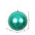  Vickerman N170642D 4" Teal Matt Glitter Swirl Ball 4/Bx