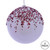 Vickerman MC190611 4.75" White Beaded Candy Ornament 2/Box
