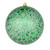  Vickerman N195404D 4" Green Crackle Ball Ornament 6/Bag