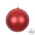 Vickerman N170603D 4" Red Matt Glitter Swirl Ball 4/Bx