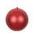 Vickerman N170603D 4" Red Matt Glitter Swirl Ball 4/Bx
