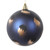 MT220731 Vickerman - 4 in Midnight Blue Matte Ball Christmas Ornament - 4 Pack