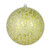  Vickerman N195473D 4" Lime Crackle Ball Ornament 6/Bag