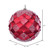  Vickerman MC190503D 4.75" Red Net Beaded Ball 3/Bag